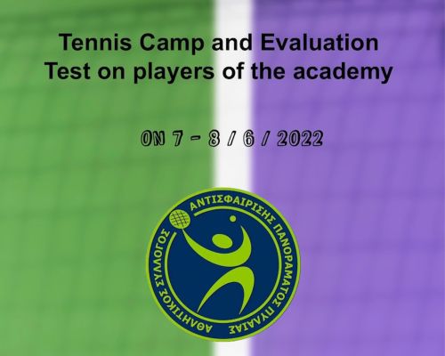 Tennis Camp & Evaluation Test on players of ASAP Tennis Academy