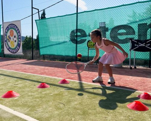 Snapshots from the Tennis Camp at Champions of Pefka Tennis Academy