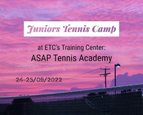 Tennis Camp για Junior παίκτες στην ASAP Tennis Academy